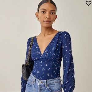 Beautiful Reformation Starry Night Michel top - NWT, never worn